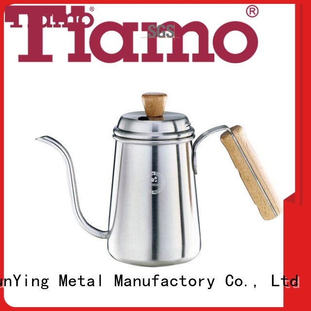 Tiamo ha1614 stainless steel coffee pot personalized for dealer