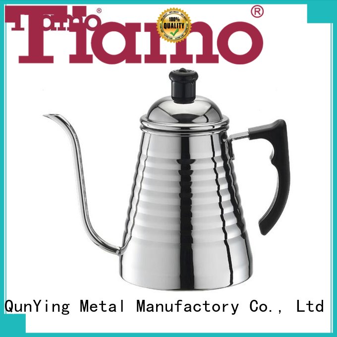 Tiamo long coffee pots on sale customized for reseller