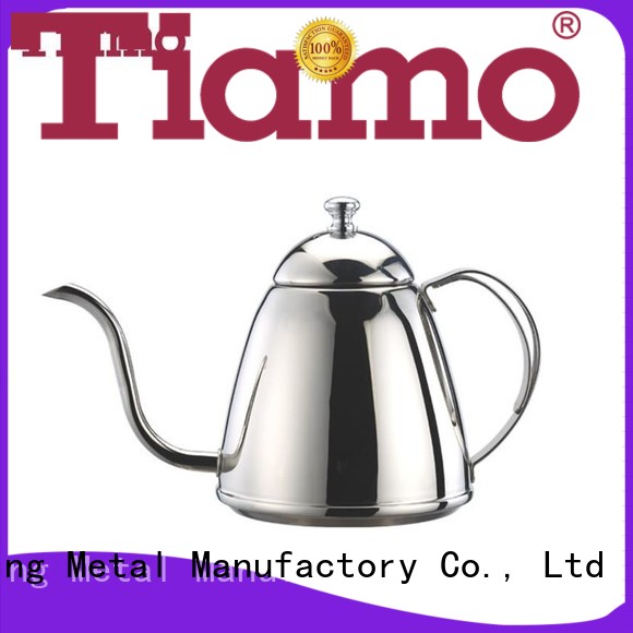 Tiamo best stainless steel coffee pot personalized for reseller