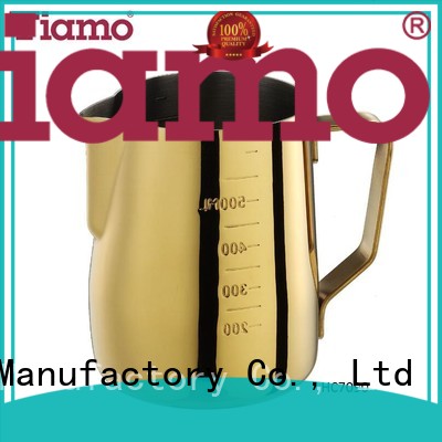 Tiamo low cost metal milk jug overseas trader for retailer