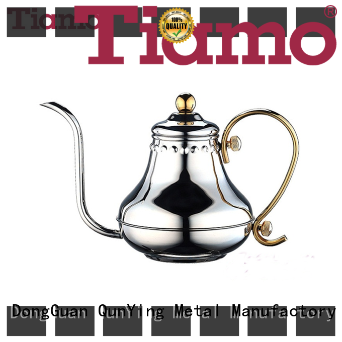 Tiamo satin best coffee pot personalized for dealer