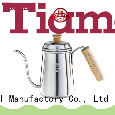 Tiamo best stainless steel coffee pot customized for dealer