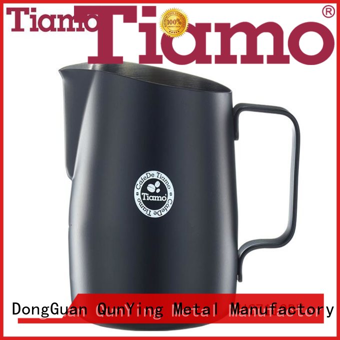 Tiamo Sharp Spout  Black  Milk Jug 650cc(HC7110BK)