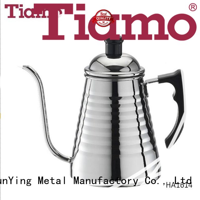 Tiamo best small coffee pot personalized for dealer