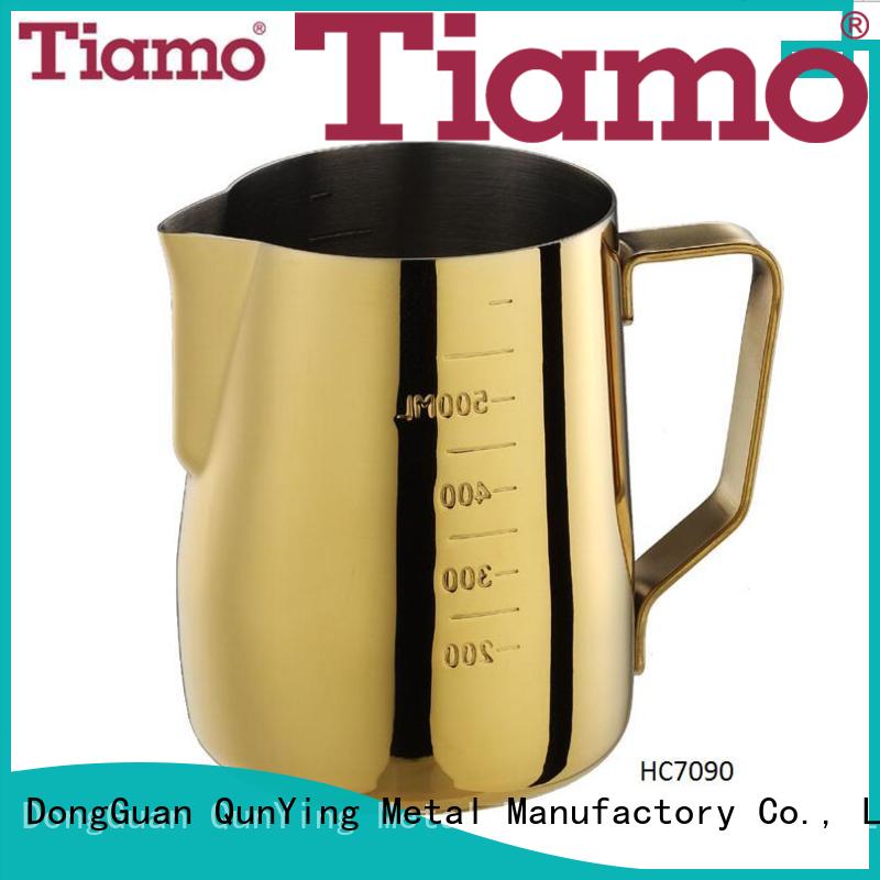 Tiamo Brand facile milk stainless steel jug
