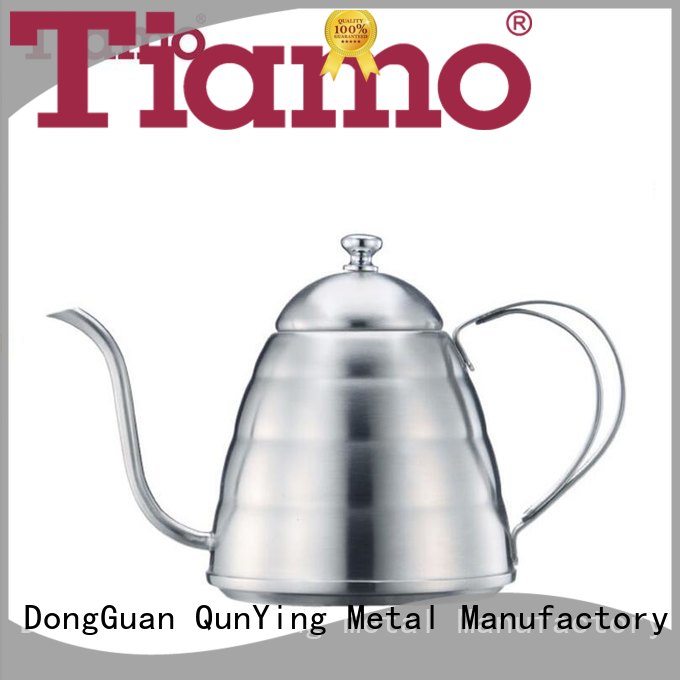 Tiamo good quality stainless steel coffee pot cheap for reseller
