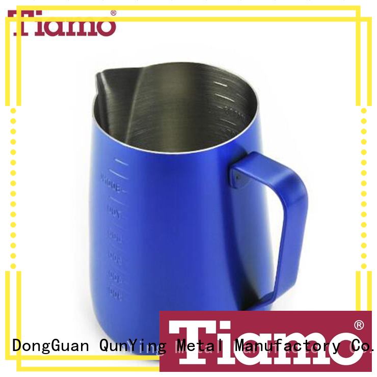 nonhandle light milk pitcher ceramic Tiamo Brand company