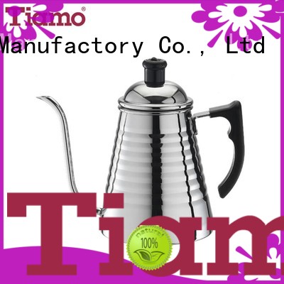 Tiamo good quality stainless steel coffee pot personalized for coffee shop