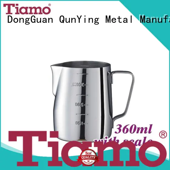 low cost milk frothing jug tiamo exporter for retailer
