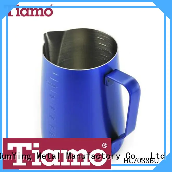 grinder rubber stainless steel jug Tiamo Brand