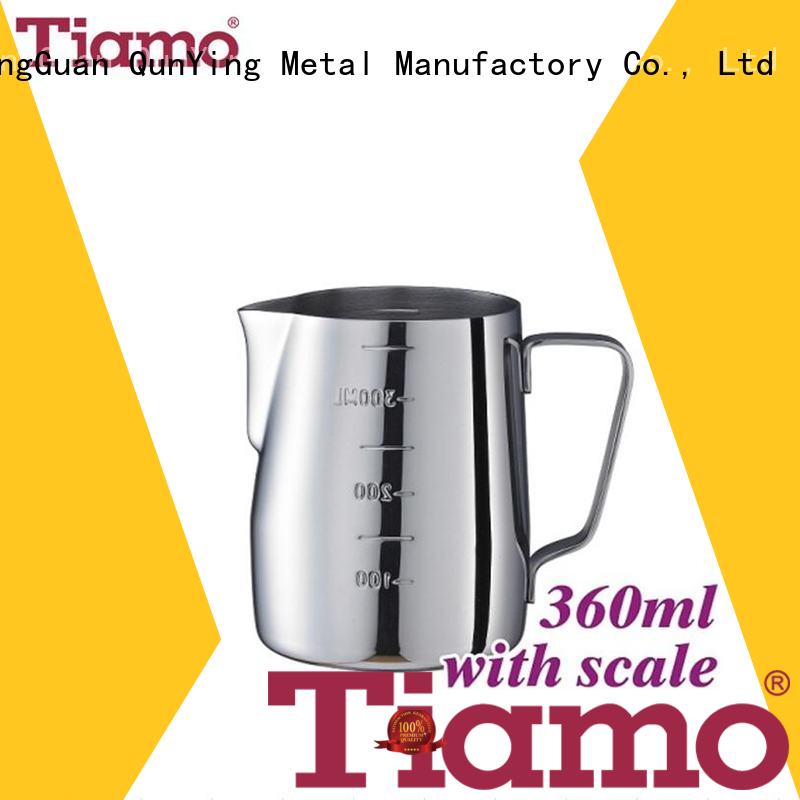 Tiamo 450mltitanium pitcher jug producer for reseller